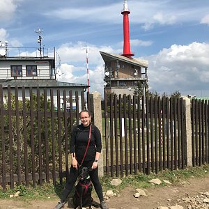 Kristýna na vrcholu Lysá hora (30.4.2020 13:34)