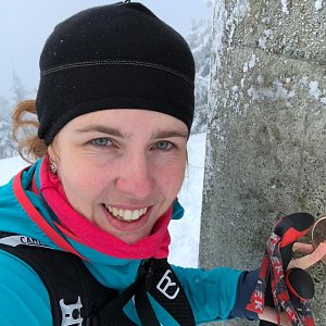 Ivulinka Bažinková na vrcholu Lysá hora (30.12.2017 8:00)