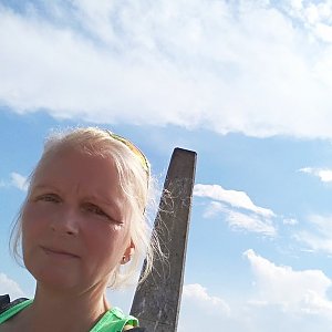 Katka na vrcholu Lysá hora (25.7.2018 16:22)