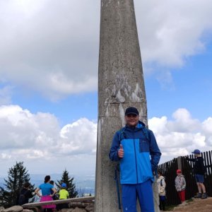 Tomáš Mucha na vrcholu Lysá hora (1.5.2025 11:35)