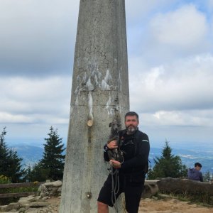 Jiří Gryz on the summit of Lysá hora (22.8.2025 11:48)