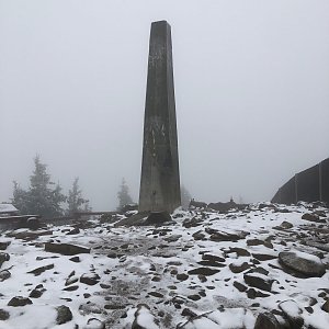 Ivča on the summit of Lysá hora (12.10.2020 17:17)
