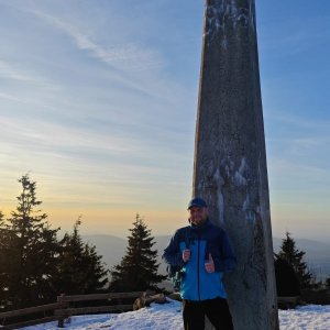 Tomáš Mucha na vrcholu Lysá hora (27.2.2026 16:30)