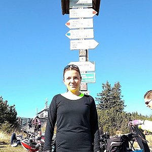 Andy na vrcholu Lysá hora (13.10.2018 13:05)