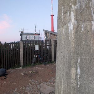 Radek Fuciman on the summit of Lysá hora (15.9.2026 19:08)