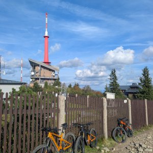 Radek Fuciman on the summit of Lysá hora (18.9.2026 16:31)