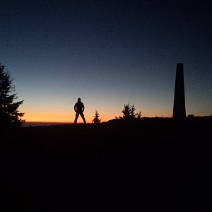 Vendula Kalocsányiová na vrcholu Lysá hora (17.11.2018 17:00)