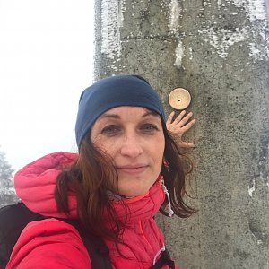 Veronika Spáčilová na vrcholu Lysá hora (12.12.2020 14:33)
