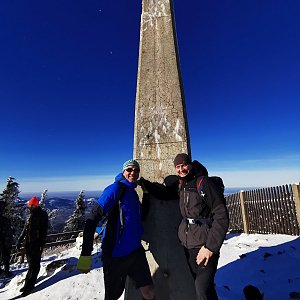 Václav Skuplík na vrcholu Lysá hora (27.12.2020 12:43)