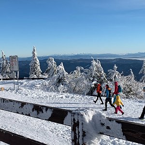 Jaryn na vrcholu Lysá hora (1.1.2021 13:10)