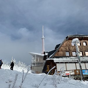 Stanislav Jára na vrcholu Lysá hora (2.1.2021 12:00)
