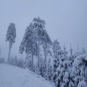 Pavel Rýdl na vrcholu Lysá hora (30.12.2020 6:20)
