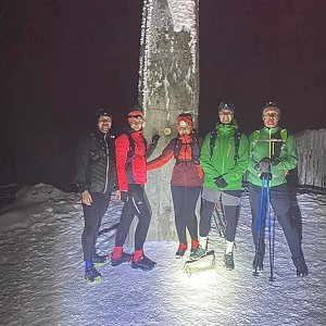 Dominika Turčeková na vrcholu Lysá hora (7.1.2021 18:30)
