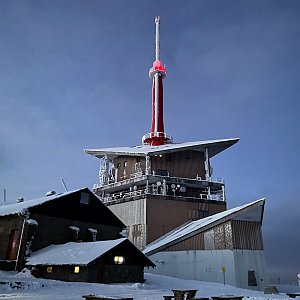 Filipos na vrcholu Lysá hora (10.1.2021 16:50)