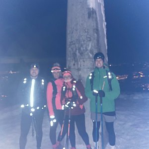 Dominika Turčeková na vrcholu Lysá hora (20.1.2021 18:00)