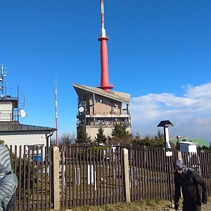 Gabča na vrcholu Lysá hora (10.11.2018 11:39)