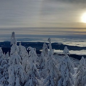 David Korček na vrcholu Lysá hora (31.12.2020 9:16)