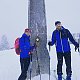 Dominika Turčeková na vrcholu Lysá hora (29.1.2021)