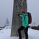 Janča na vrcholu Lysá hora (9.1.2021 7:16)