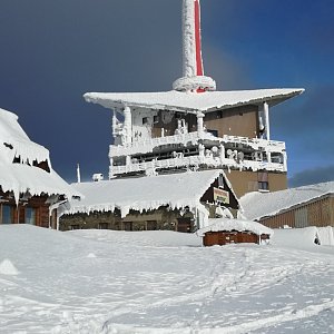 Jan na vrcholu Lysá hora (17.1.2019 9:10)