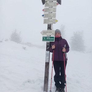Nuny na vrcholu Lysá hora (2.2.2021 18:29)