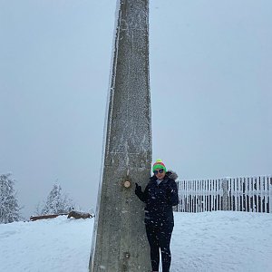 TerezKn na vrcholu Lysá hora (29.1.2021 13:57)