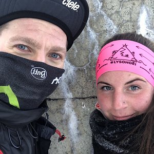 Tadeáš Siupik na vrcholu Lysá hora (23.1.2019 15:36)