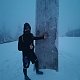 Radim Fcb on peak Lysá hora (17.2.2021)
