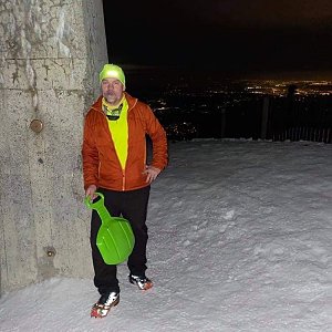 Radek Káňa na vrcholu Lysá hora (20.2.2021 18:22)