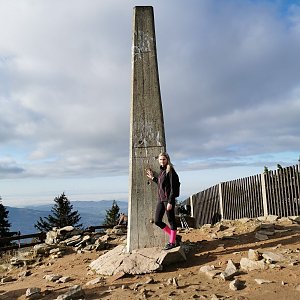 Vendula Schafferová na vrcholu Lysá hora (25.10.2020 14:19)