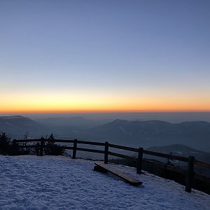 Dominika Turčeková na vrcholu Lysá hora (22.2.2021 17:15)