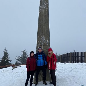 Lukáš Plánička na vrcholu Lysá hora (23.1.2021 11:34)