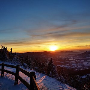 Lukáš Plánička na vrcholu Lysá hora (20.2.2021 17:09)