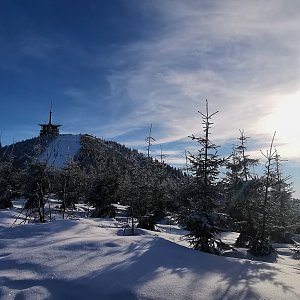 Jiří Nesit na vrcholu Lysá hora (6.2.2019 15:10)