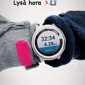 Lenička na vrcholu Lysá hora (1.1.2021 20:44)