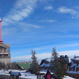 Gabča na vrcholu Lysá hora (8.2.2019 11:53)