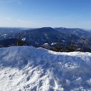 Legi96 na vrcholu Lysá hora (16.2.2019 10:45)