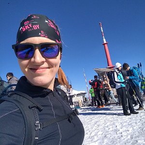 marenecka na vrcholu Lysá hora (17.2.2019 20:41)
