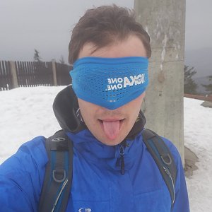 Ondřej Sládek na vrcholu Lysá hora (29.3.2021 16:19)
