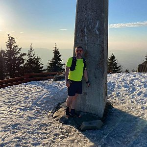 Radek Káňa na vrcholu Lysá hora (30.3.2021 18:30)