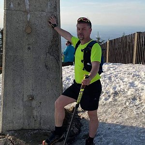 Radek Káňa na vrcholu Lysá hora (31.3.2021 18:00)