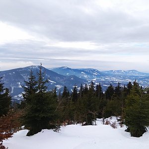 Jirka M. na vrcholu Lysá hora (9.2.2019 11:51)