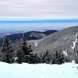 Jiří Nesit na vrcholu Lysá hora (24.2.2019 6:43)