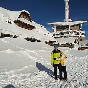 Jaromír Ondra na vrcholu Lysá hora (19.1.2019 10:35)