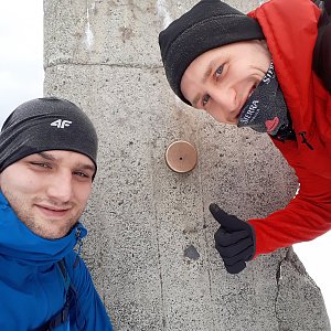 MartinMoli na vrcholu Lysá hora (2.3.2019 9:25)