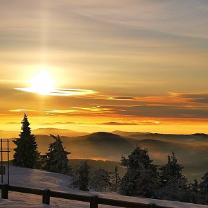 Jiří Nesit na vrcholu Lysá hora (2.3.2019 18:45)