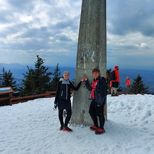 Bohumila Toufarová na vrcholu Lysá hora (24.4.2021 15:40)