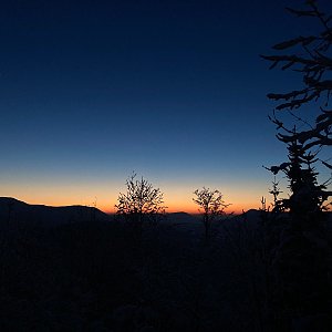 Veronika Veselá na vrcholu Lysá hora (14.2.2021 18:31)