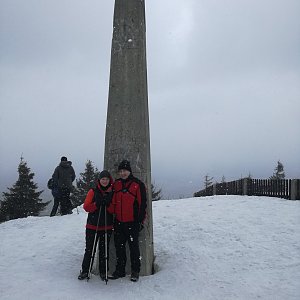 dana na vrcholu Lysá hora (9.3.2019 11:50)