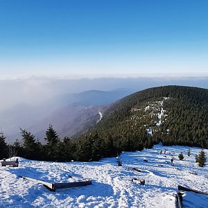 Jiří Nesit na vrcholu Lysá hora (22.3.2019 15:45)